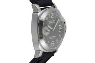 Thumbnail von Panerai Luminor Marina Automatic stainless steel automatic men's watch Ref. PAM00086 B&P 2002