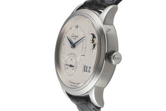 Thumbnail von Glashütte Original PanoMaticLunar Steel Automatic Men's Watch Ref. 1-90-02-02-02-04 Box