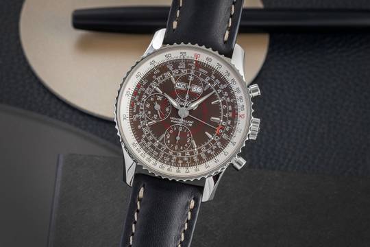  Breitling Montbrillant Datora Chronograph Stahl Automatik Herrenuhr Ref. A21330 