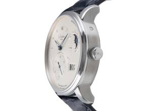 Thumbnail von Glashütte Original PanoMaticLunar Steel Automatic Men's Watch Ref 1-90-02-42-32-01 Papers