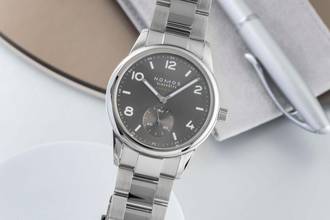 Thumbnail von NOMOS Club Neomatik Stahl Automatik Herrenuhr Ref. 763 Box & Papiere 2025