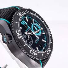 Thumbnail von Omega Seamaster Planet Ocean Chronograph 46 Alinghi Black Ceramic – 215.92.46.51.01.003 – like NEW – 02/24 – Full Set