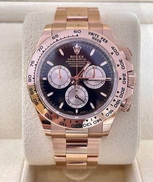  Rolex Daytona Rose 126505 Black Dial 2023 Mint condition FULL SET BOX+PAPERS 