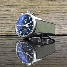  IWC Fliegeruhr Chronograph Pilot Chronograph Le Petit Prince IW377714 Blue Dial - Rubber B 