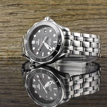  Omega Seamaster Diver 300 M Co-Axial 41MM Black Ceramic Referenz 212.30.41.20.01.003 Full Set 2013 