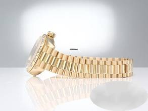 Thumbnail von Rolex Lady-Datejust Gelbgold 750 Diamanten Brillanten Automatik 18kt Yellow Gold Damen President-band Chronometer Oyster
