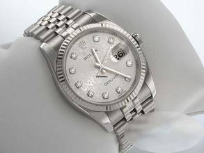 Thumbnail von Rolex Datejust 36 36mm 116234 Stahl Weissgold 750 Diamanten Automatik Stainless Steel 18kt White Gold Jubilé-band Chronometer Oyster