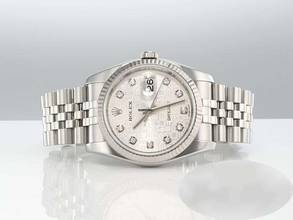 Thumbnail von Rolex Datejust 36 36mm 116234 Stahl Weissgold 750 Diamanten Automatik Stainless Steel 18kt White Gold Jubilé-band Chronometer Oyster