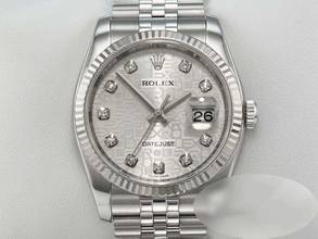  Rolex Datejust 36 36mm 116234 Stahl Weissgold 750 Diamanten Automatik Stainless Steel 18kt White Gold Jubilé-band Chronometer Oyster 