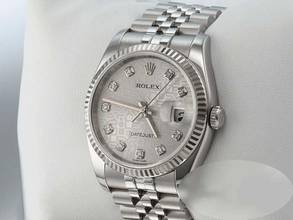 Thumbnail von Rolex Datejust 36 36mm 116234 Stahl Weissgold 750 Diamanten Automatik Stainless Steel 18kt White Gold Jubilé-band Chronometer Oyster