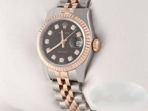 Thumbnail von Rolex Lady-Datejust 26mm 179171 2011 Stahl Roségold 750 Diamanten Automatik Stainless Steel 18kt Rose Gold Jubilé-band Chronometer Oyster Black Dial