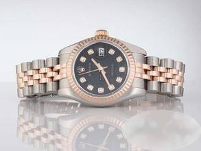 Thumbnail von Rolex Lady-Datejust 26mm 179171 2011 Stahl Roségold 750 Diamanten Automatik Stainless Steel 18kt Rose Gold Jubilé-band Chronometer Oyster Black Dial