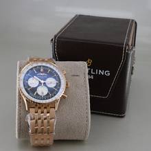 Thumbnail von Breitling Navitimer 1 B01 Chronograph 43 18k Rosegold verklebt ungetragen Full Set