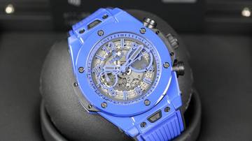 Thumbnail von Hublot Big Bang Unico Blue Magic Ceramic Titanium 411.ES.5119.RX - New - Fullset 2020