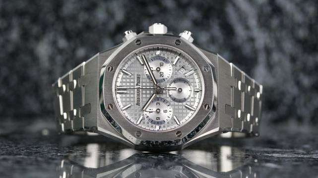  Audemars Piguet Royal Oak Chronograph Selfwinding Chronograph 38mm Grey 26715ST - 99% New - Fullset 2025 