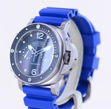 Thumbnail von Officine Paneral Submersible Flyback Chronograph 47mm PAM 615 3-Days Automatic P9100 Titan B+P