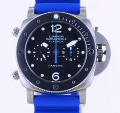  Officine Paneral Submersible Flyback Chronograph 47mm PAM 615 3-Days Automatic P9100 Titan B+P 