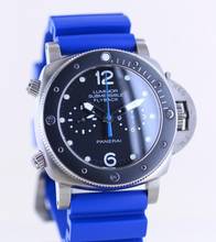 Thumbnail von Officine Paneral Submersible Flyback Chronograph 47mm PAM 615 3-Days Automatic P9100 Titan B+P