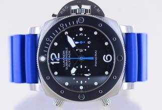 Thumbnail von Officine Paneral Submersible Flyback Chronograph 47mm PAM 615 3-Days Automatic P9100 Titan B+P