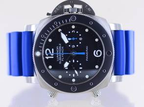 Thumbnail von Officine Paneral Submersible Flyback Chronograph 47mm PAM 615 3-Days Automatic P9100 Titan B+P