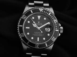 Thumbnail von Rolex Submariner Date Ref.16610 2005 Box&Beschreibung sehr gut Vintage Submariner Date no hole