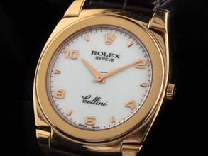 Thumbnail von Rolex Cellini Ref.5330/5 2005 Full Set original Vintage Unpoliert Cellini 18kt Roségold