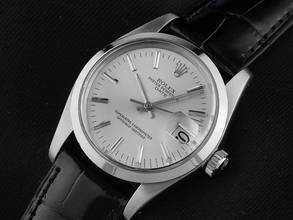 Thumbnail von Rolex Oyster Perpetual Date Ref.1500 Bj.1980 original Box sehr guter Zustand Vintage Oyster Perpetual Date open 6/9 Stahl