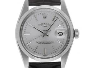 Thumbnail von Rolex Oyster Perpetual Date Ref.1500 Bj.1980 original Box sehr guter Zustand Vintage Oyster Perpetual Date open 6/9 Stahl