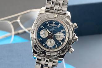 Thumbnail von Breitling Chronomat 44 Chronograph Steel Automatic Ref. AB011012/B967 B&P 2020