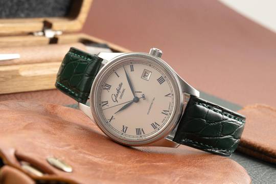 Glashütte Original Senator Automatik Klassik Stahl Automatik Ref. 10-33-02-03-04 Klassiker 
