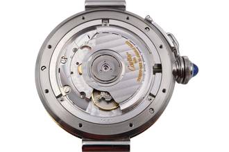 Thumbnail von Cartier Pasha Power Reserve Steel / Gold Men's Watch Ref. W31012H3 1033