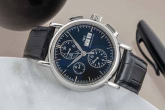 Thumbnail von IWC Portofino Chronograph Stainless Steel Automatic Men's Watch Ref. IW378303
