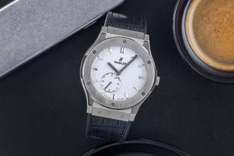 Thumbnail von Hublot Classic Fusion Ultra-Thin Titanium Hand-Wound Men's Watch Ref. 515.NX.2210.LR