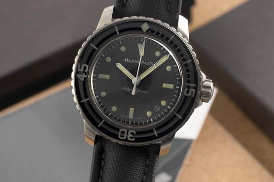 Blancpain Fifty Fathoms Nageurs de Combat Stahl Automatik Ref. 5015E-1130-B52A 