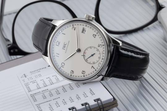 IWC Portugieser Handaufzug 8 Tage Handaufzug Stahl Herrenuhr Ref. IW510203 