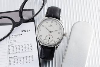 Thumbnail von IWC Portugieser Handaufzug 8 Tage Handaufzug Stahl Herrenuhr Ref. IW510203