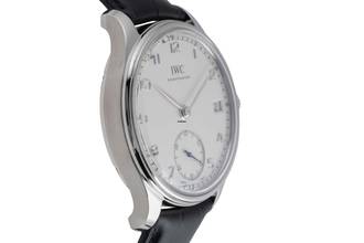 Thumbnail von IWC Portugieser Handaufzug 8 Tage Handaufzug Stahl Herrenuhr Ref. IW510203
