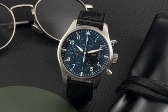 Thumbnail von IWC Pilot's Watch Chronograph Pilot Fliegeruhr Chronograph Automatic Stainless Steel Men's Watch Ref. IW377701
