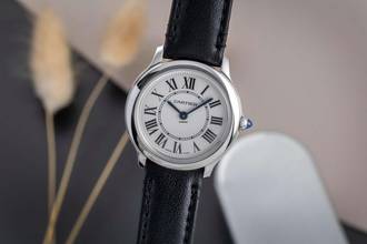 Cartier Ronde de Cartier Steel Quartz Ladies' Watch Ref. WSRN0030 Box & Papers 2022
