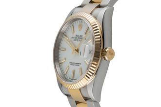 Thumbnail von Rolex Datejust 36 White Dial Stahl / Gold Automatik Herrenuhr Ref. 126233 B&P 2025