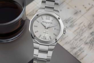 Baume & Mercier Riviera 42MM stainless steel automatic men's watch Ref. M0A10622 65901