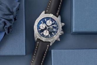 Breitling Galactic Chronograph Automatic Date Stainless Steel Men's Watch Ref. A13364