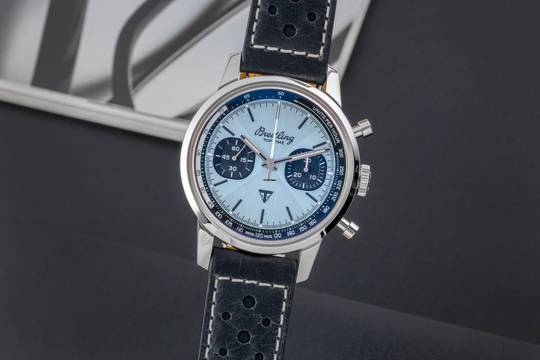  Breitling Top Time X Triumph Stahl Automatik Herrenuhr Ref. A23311121C1X1 B&P 
