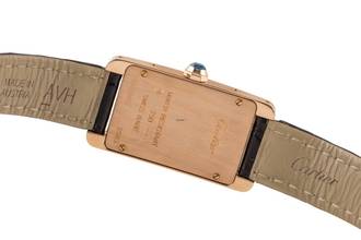 Thumbnail von Cartier Tank Américaine 18k Rose Gold Quartz Ladies' Watch Ref. W2607456 2503