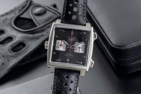  TAG Heuer Monaco Chronograph Stahl Automatik Ref. CAW211Z.FC6470 Limited B&P 