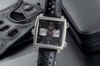 TAG Heuer Monaco Chronograph Steel Automatic Ref. CAW211Z.FC6470 Limited B&P