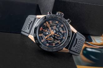 Thumbnail von TAG Heuer Carrera Calibre HEUER 01 Chronograph Titanium / Gold Ref. CAR2A5A.FT6044