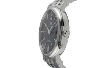 Thumbnail von IWC Portofino Automatic Green Diamonds Dial Stainless Steel Automatic Men's Watch Ref. IW458602
