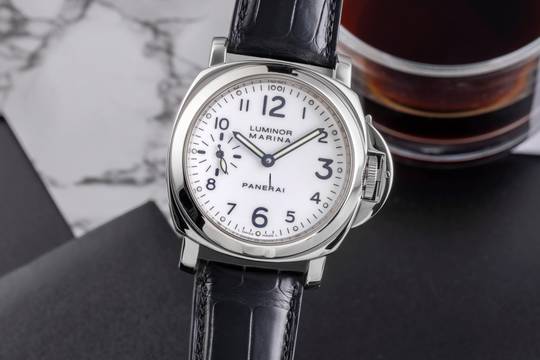  Panerai Luminor Marina Stahl Handaufzug Herrenuhr Ref. PAM0003 