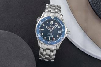 Thumbnail von Omega Seamaster Diver 300 M Professional 300M 36MM Steel Automatic Men's Watch Ref. 2222.80.00